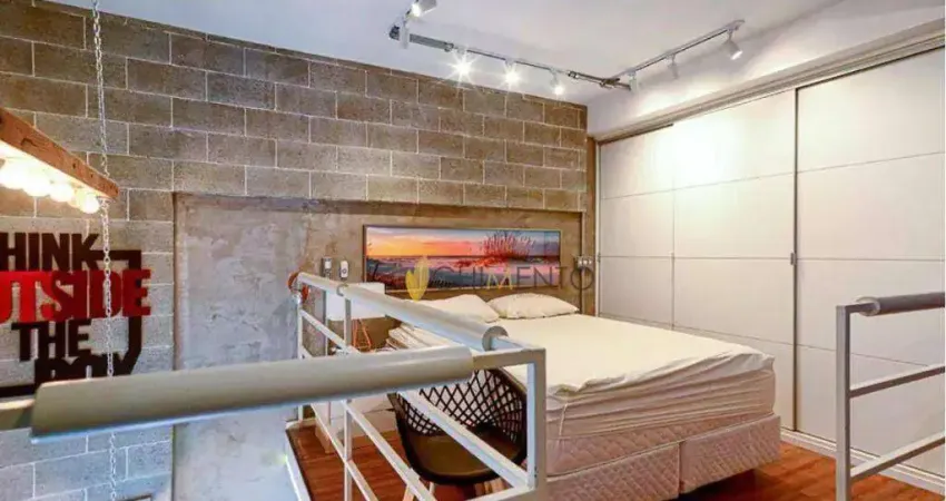 Apartamento com 1 dormitório à venda, 50 m² por R$ 600.000 - Panamby - São Paulo/SP