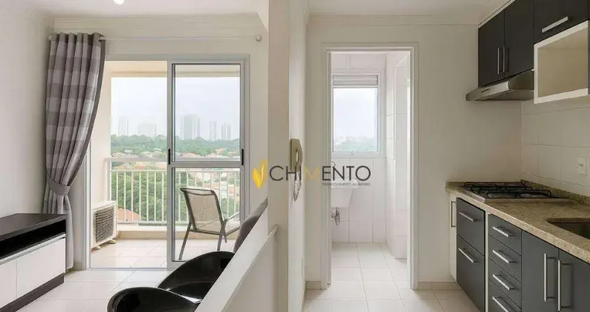 Apartamento, 50 m² - venda por R$ 650.000,00 ou aluguel por R$ 5.121,00/mês - Chácara Santo Antônio - São Paulo/SP
