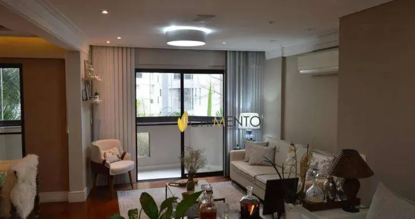 Apartamento com 3 dormitórios à venda, 130 m² por R$ 1.430.000,00 - Brooklin - São Paulo/SP