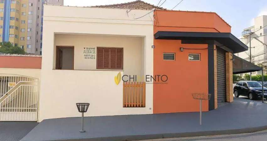 Casa com 2 dormitórios para alugar, 75 m² por R$ 2.540,00/mês - Jardim - Santo André/SP