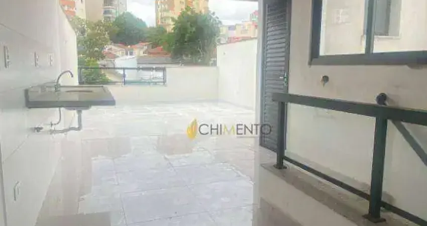 Cobertura com 2 dormitórios à venda, 102 m² por R$ 589.000 - Campestre - Santo André/SP