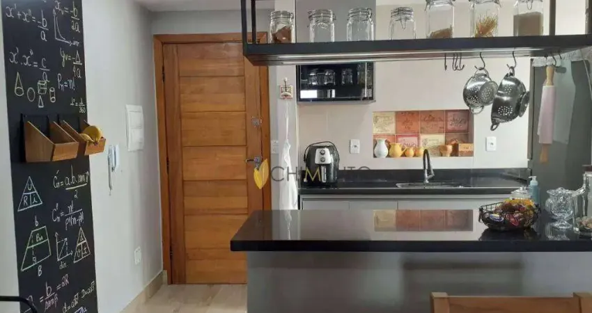 Apartamento com 2 dormitórios à venda, 60 m² por R$ 528.000 - Vila Alzira - Santo André/SP