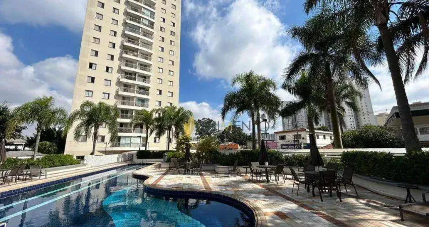 Apartamento com 3 dormitórios para alugar, 75 m² por R$ 5.812/mês - Granja Julieta - São Paulo/SP