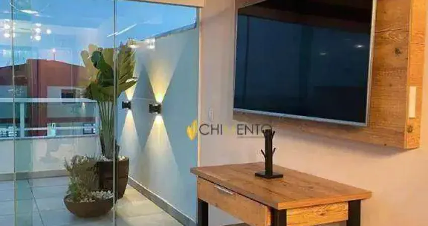 Cobertura com 2 dormitórios à venda, 80 m² por R$ 490.000 - Utinga - Santo André/SP