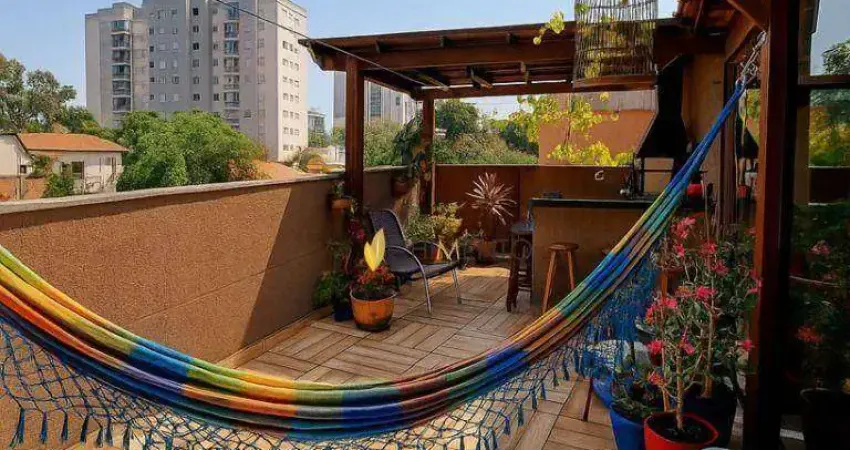 Cobertura com 3 dormitórios à venda, 154 m² por R$ 630.000 - Vila Gilda - Santo André/SP