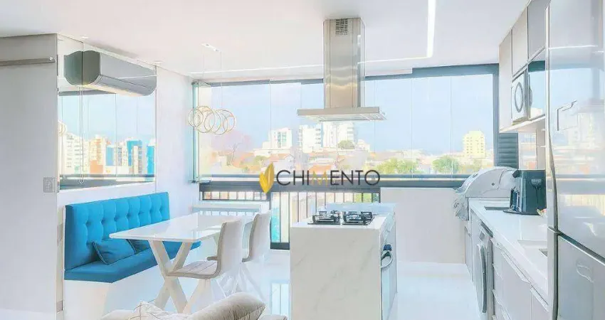 Apartamento com 2 dormitórios à venda, 50 m² por r$ 535.000,00 - parque das nações - santo andré/sp