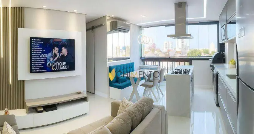 Apartamento com 2 dormitórios à venda, 50 m² por r$ 535.000 - parque das nações - santo andré/sp