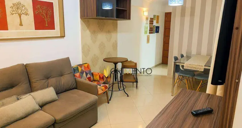 Apartamento com 2 dormitórios para alugar, 50 m² por r$ 3.010,00/mês - vila príncipe de gales - santo andré/sp