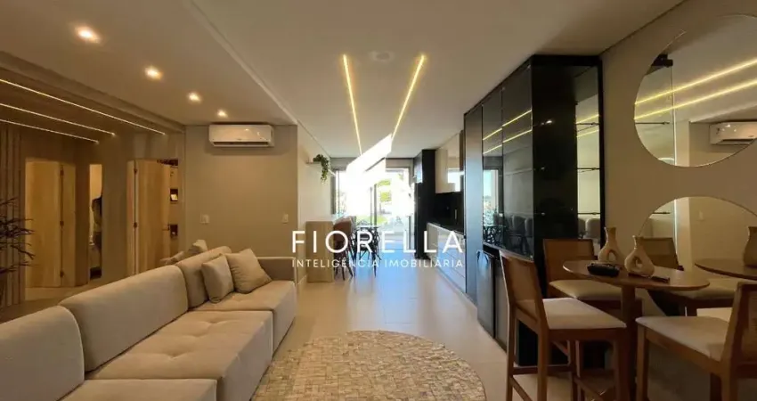 Apartamento a venda com 3 suites, vista mar,  residencial yacht club - jurerê