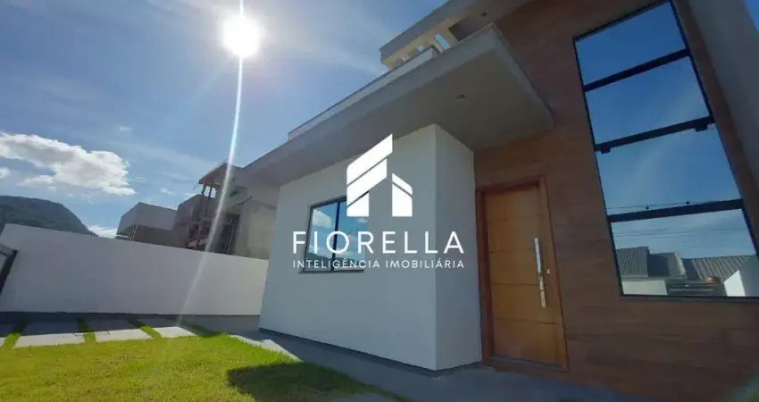 Casa nova de 03 dormitórios sendo 01 suíte no bairro bela vista em palhoça.