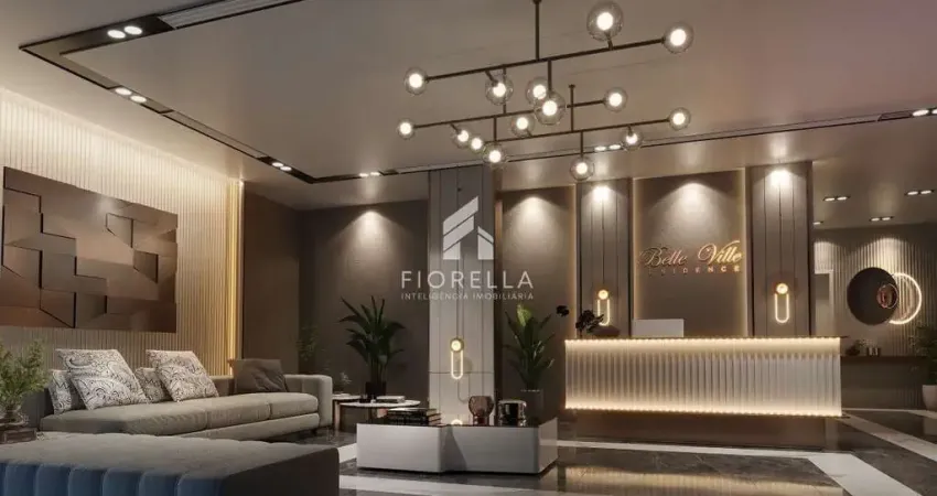 Apartamento em construção à venda, com 02 suítes e lavabo, em campinas/são josé-sc.