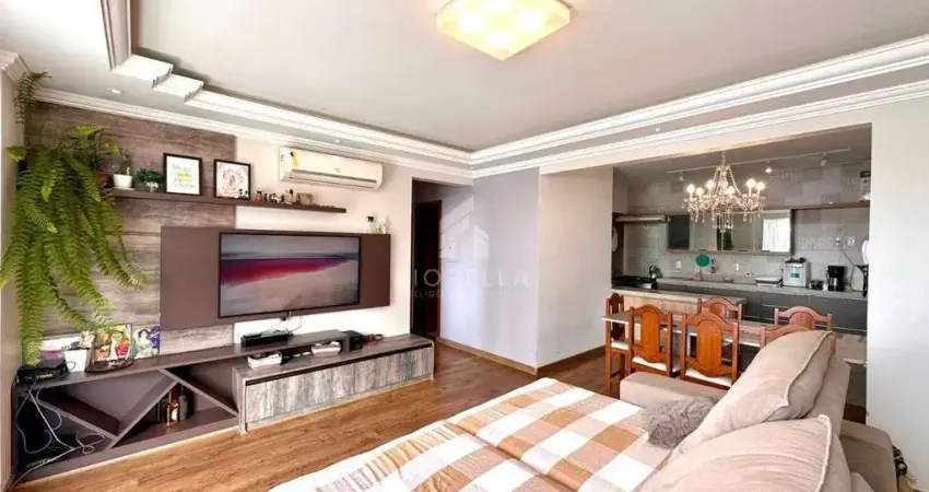 Apartamento com terraço de 02 quartos, sendo 01 suíte e semimobiliado no bairro kobrasol - são josé/sc