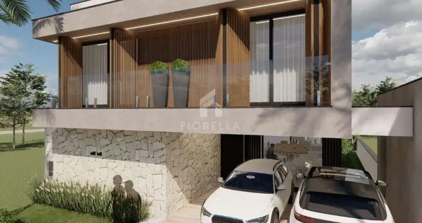 Casa alto padrão de 03 dormitórios, sendo 01 suíte master + 02 amplas suítes no condomínio reserva da pedra, bairro pedra branca - palhoça/sc