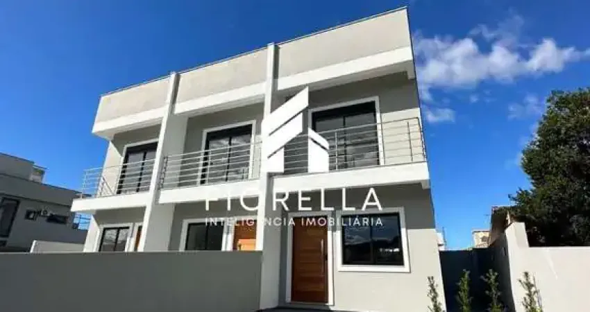 Sobrado com 03 dormitórios com 01 suíte no bairro aririú - palhoça