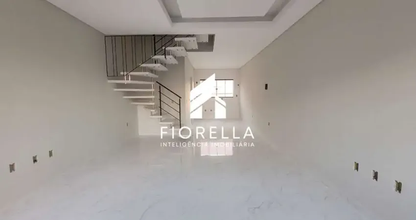 Sobrado novo à venda com 02 suítes, no bairro bela vista, em palhoça-sc.