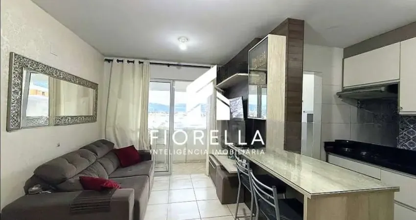Apartamento semi mobiliado de 02 dormitórios sendo 01 suíte - pagani, palhoça/sc