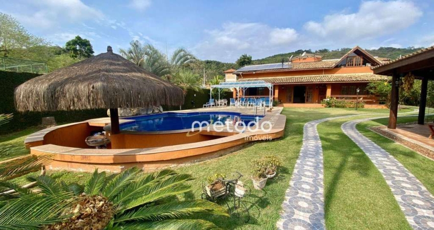 Chácara com 5 dormitórios à venda, 2100 m² por R$ 3.500.000 - Itaoca - Guararema/SP