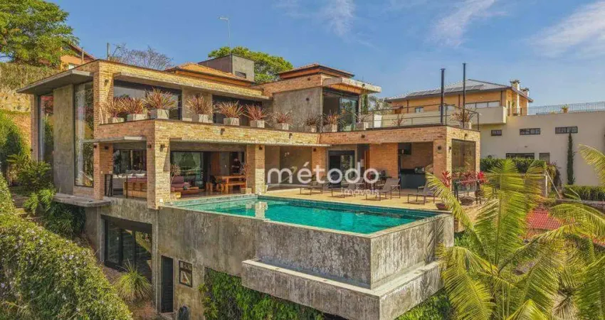Casa à venda, 390 m² por r$ 4.850.000,00 - condomínio residencial alpes de guararema - guararema/sp