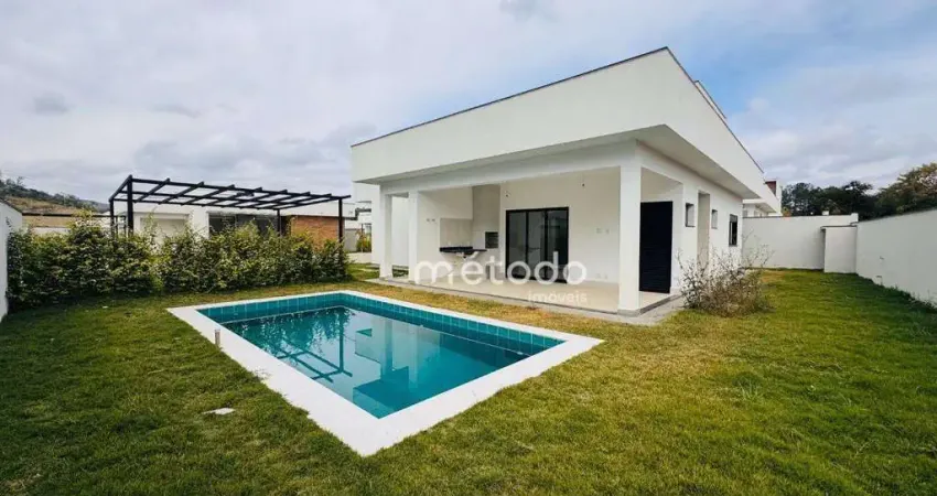 Casa com 3 dormitórios para alugar, 168 m² por r$ 6.500/mês - condomínio residencial carpe diem - guararema/sp