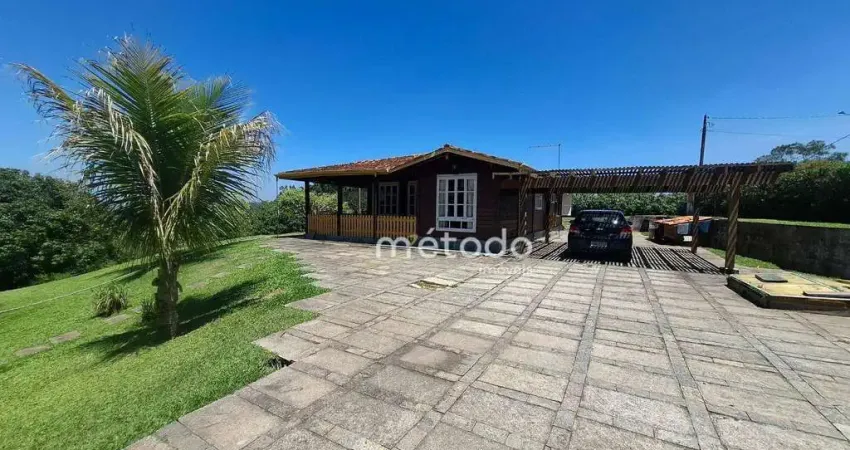 Chácara com 3 dormitórios à venda, 3443 m² por r$ 1.200.000,00 - jardim itapema - guararema/sp