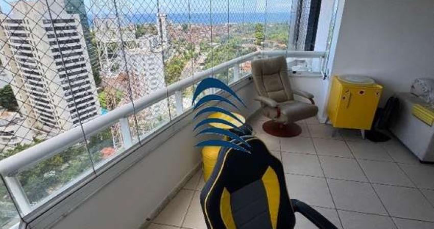 Apartamento na Federação no Condomínio Residencial Silvio Robatto com 2 quartos com closet, 86m2,  banheira, vista mar