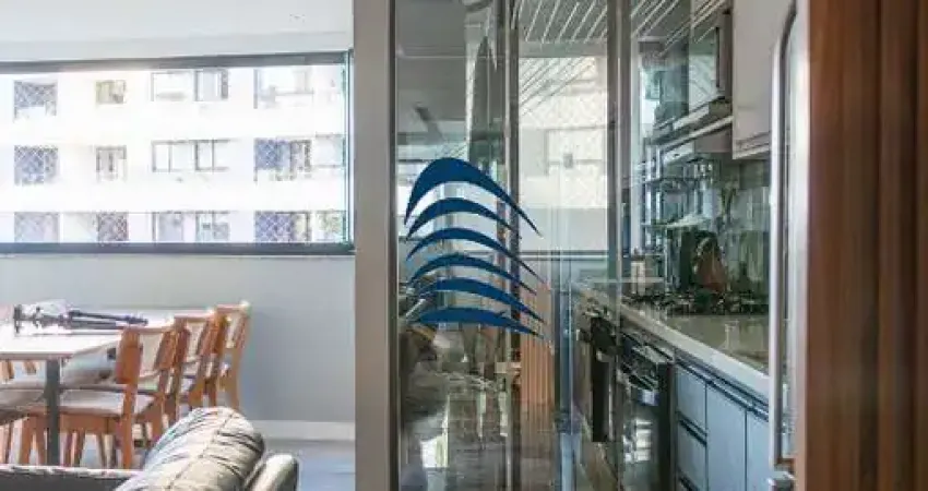 Estúdio em Alphaville porteira fechada convertido em 2/4 e varanda integrada, 70 m2, 02 banheiros, 01 garagem.  Todos os móveis, eletrodomésticos e ut