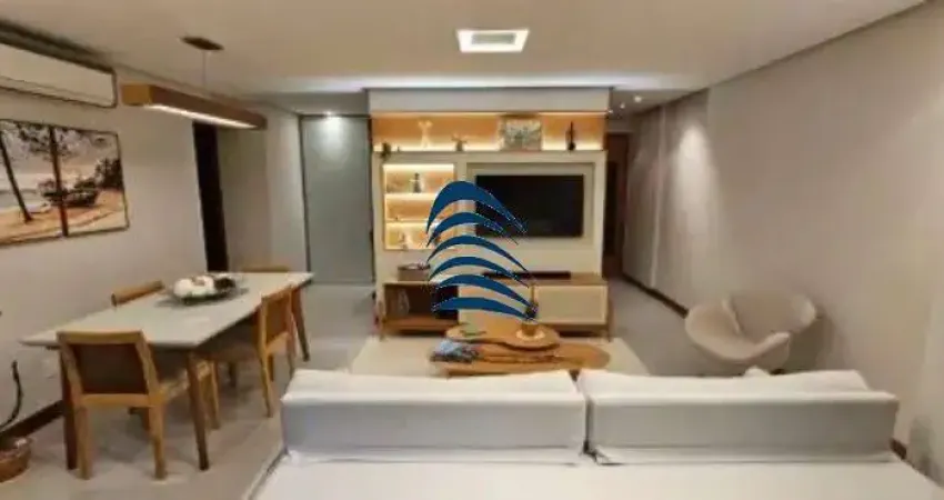 partamento em Alphaville, 2/4 sendo 1 suíte, porteira fechada, 84m², recém reformado, com mobília e eletros novos, 2 vagas de garagem, 3 banheiros, 1