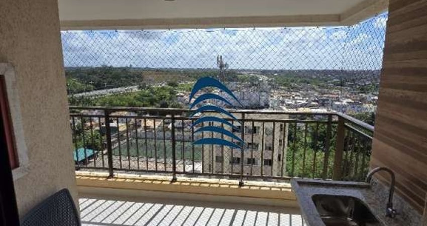 Excelente apartamento 2/4 com suíte, porteira Fechada, Varanda Gourmet e andar alto no Condomínio Stupendo Piatã, com 67,74 m², 1 vaga de garagem descoberta perto da portaria, Super ventilado.