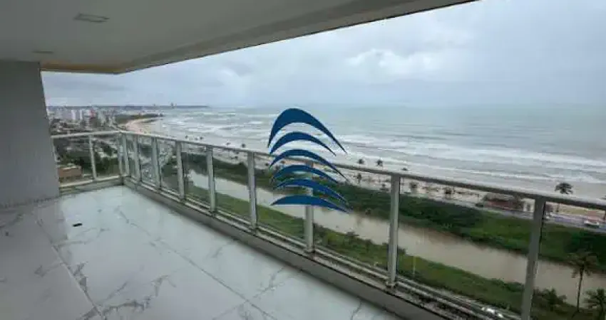 Apartamento Frente mar Varanda gourmet, 79m 02 quartos, sendo 01 suíte, banheiro social, cozinha aberta