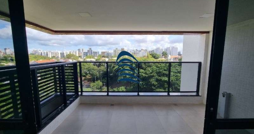 Itaigara 2/4 sendo 1 suíte alto padrão, empreendimento novo, 71,54m², Varanda Gourmet, vista livre e arborizada para a praça, 02 banheiros!  Vaga ampl