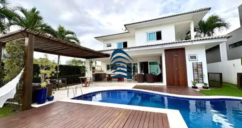 Casa em condomínio fechado com 4 quartos à venda na Rua Guarajuba, Alphaville (Abrantes), Camaçari