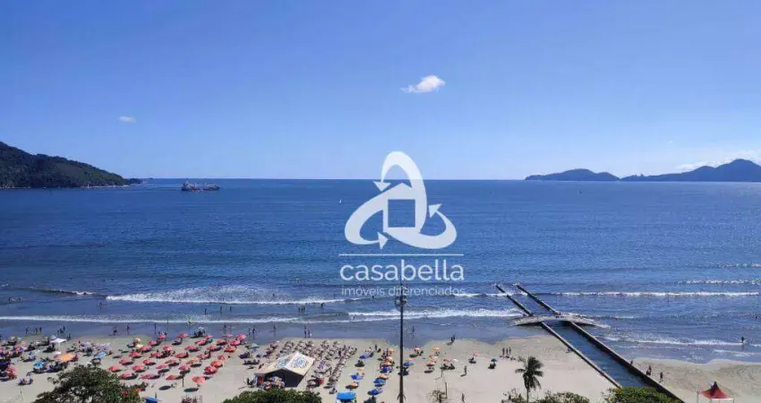 Apartamento com 2 dormitórios para alugar, 110 m² por R$ 6.305,00/mês - Ponta da Praia - Santos/SP
