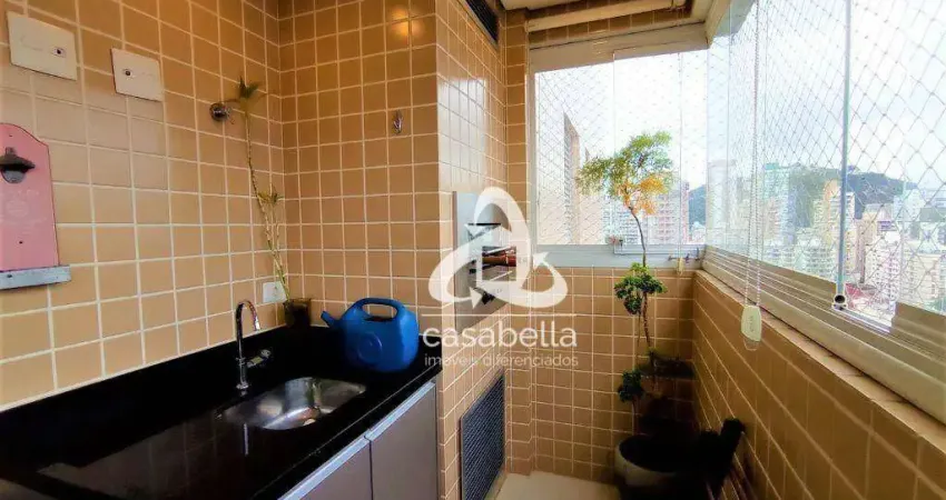 Apartamento com 2 dormitórios à venda, 91 m² por r$ 1.500.000,00 - gonzaga - santos/sp