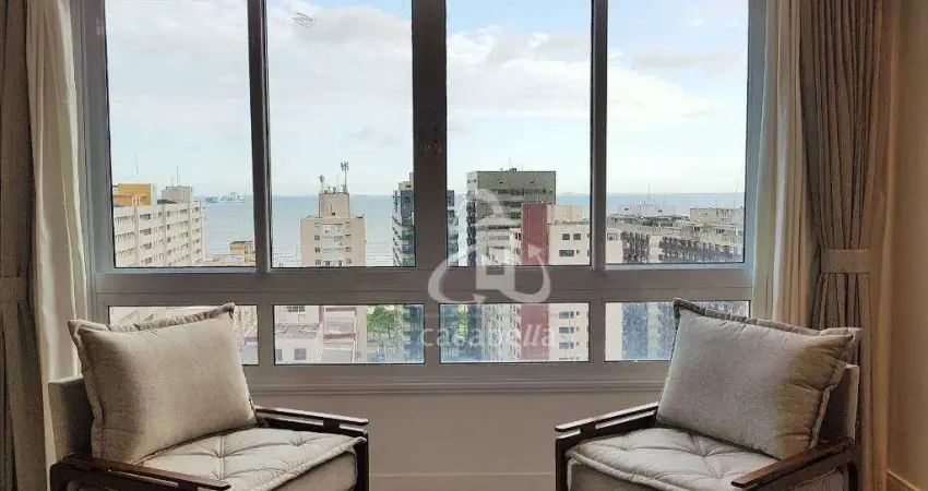 Apartamento com 4 dormitórios à venda, 219 m² por R$ 3.190.000,00 - Pompéia - Santos/SP