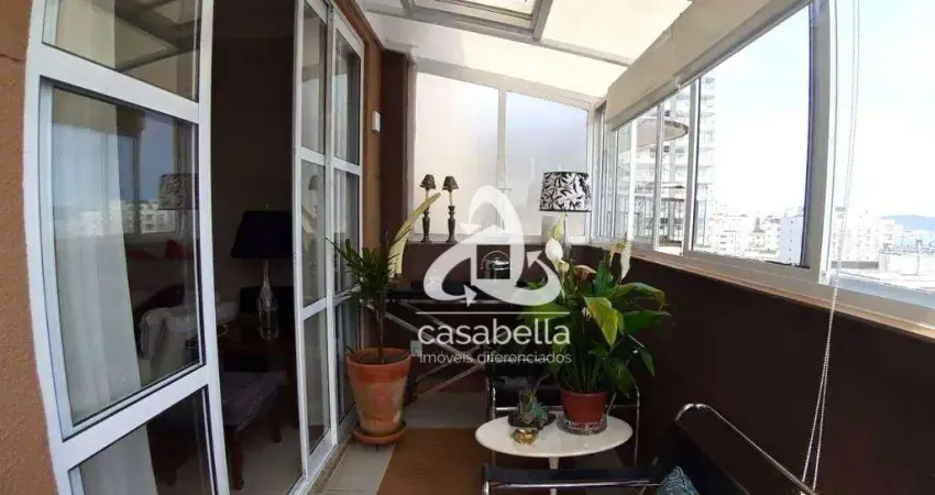 Apartamento com 2 dormitórios à venda, 85 m² por r$ 750.000,00 - boqueirão - santos/sp