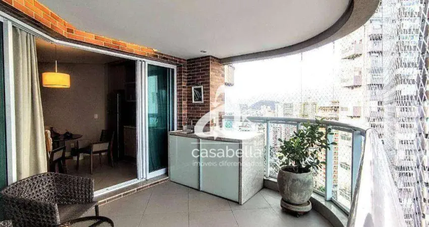 Apartamento com 1 dormitório à venda, 45 m² por R$ 750.000,00 - Gonzaga - Santos/SP