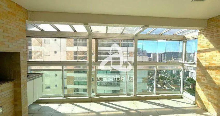 Cobertura com 3 dormitórios à venda, 180 m² por R$ 2.300.000,00 - Ponta da Praia - Santos/SP