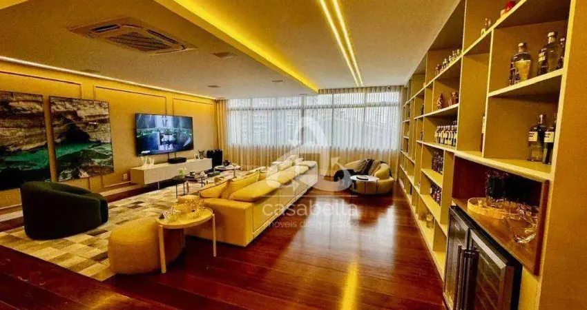 Apartamento com 4 dormitórios à venda, 238 m² por R$ 3.580.000,00 - Vila Rica - Santos/SP