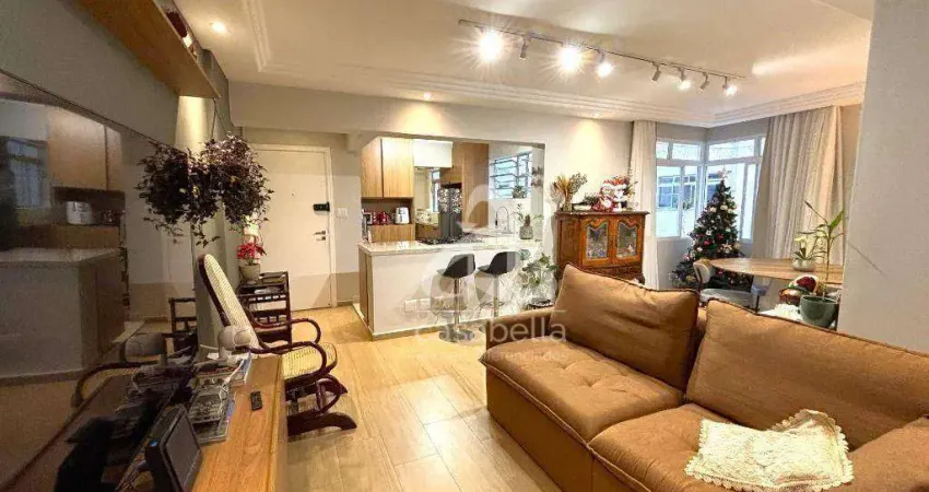 Apartamento com 2 dormitórios à venda, 98 m² por r$ 835.000,00 - gonzaga - santos/sp