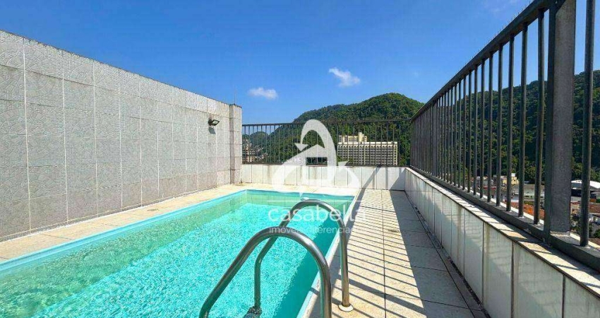 Cobertura com 3 dormitórios à venda, 285 m² por R$ 980.000,00 - Vila Belmiro - Santos/SP