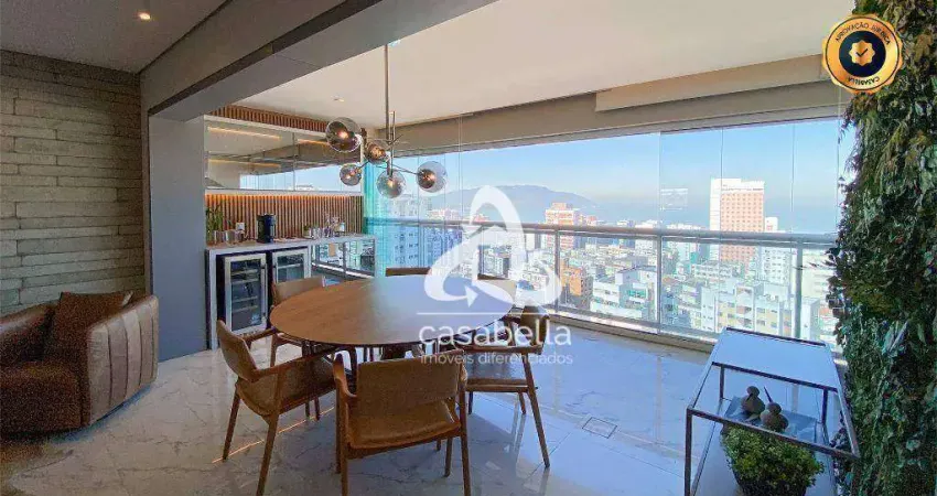Apartamento com 3 dormitórios à venda, 143 m² por R$ 3.500.000,00 - Vila Rica - Santos/SP
