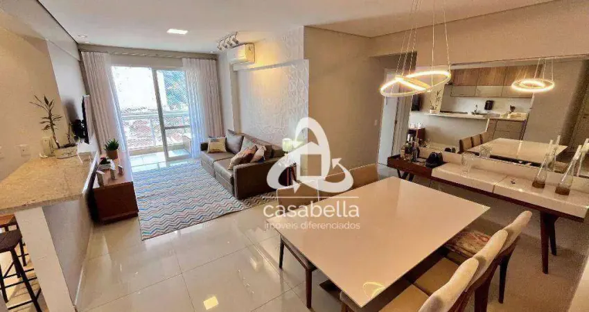 Apartamento com 2 dormitórios à venda, 85 m² por R$ 925.000,00 - Marapé - Santos/SP