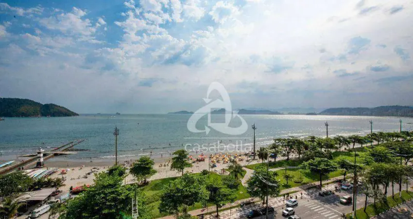 Apartamento com 3 dormitórios à venda, 200 m² por r$ 2.050.000,00 - aparecida - santos/sp