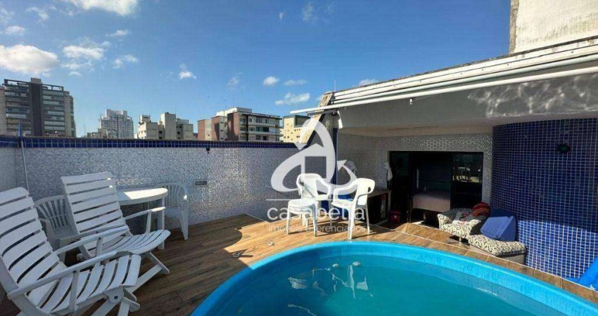 Cobertura com 3 dormitórios à venda, 217 m² por R$ 1.600.000,00 - Boqueirão - Santos/SP