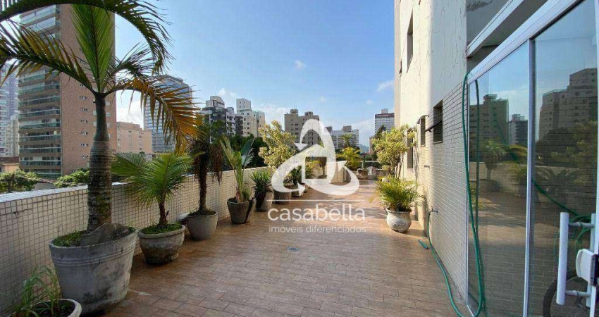 Apartamento com 3 dormitórios à venda, 248 m² por R$ 2.100.000,00 - Gonzaga - Santos/SP