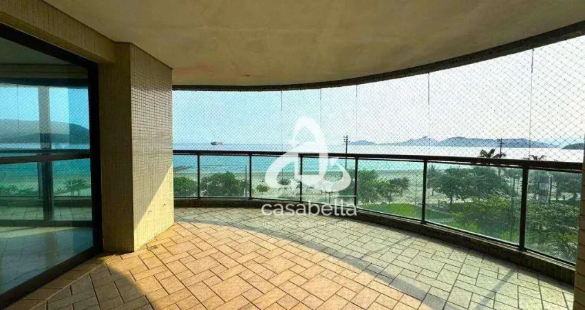 Apartamento com 4 dormitórios para alugar, 264 m² por r$ 20.000,02/mês - boqueirão - santos/sp