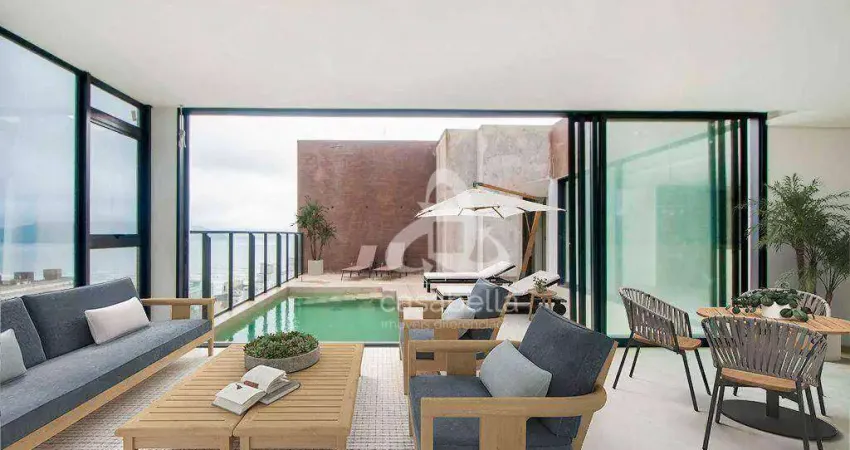 Cobertura com 4 dormitórios à venda, 320 m² por R$ 5.000.000,00 - José Menino - Santos/SP