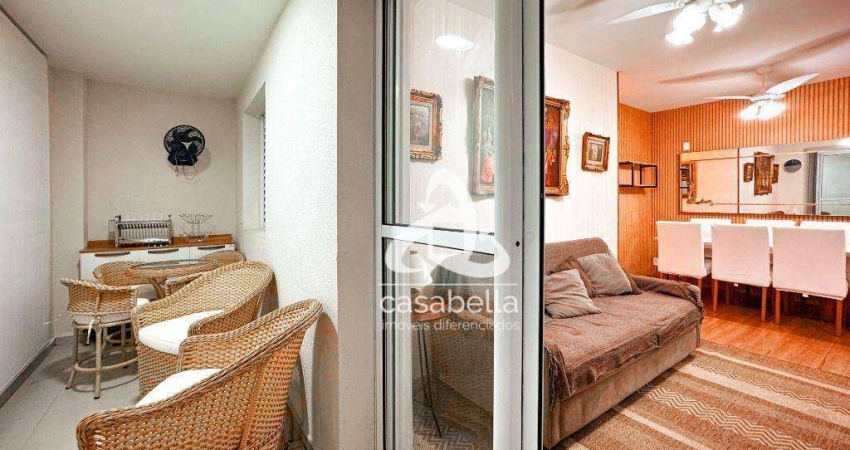 Apartamento com 3 dormitórios à venda, 84 m² por R$ 880.000,00 - Marapé - Santos/SP
