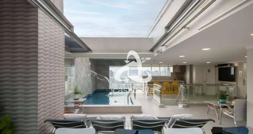 Cobertura com 3 dormitórios à venda, 446 m² por R$ 7.900.000,00 - Embaré - Santos/SP