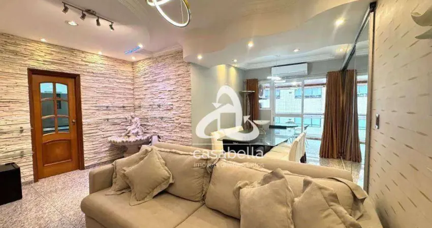 Apartamento com 3 dormitórios à venda, 111 m² por R$ 1.620.000,00 - Vila Rica - Santos/SP